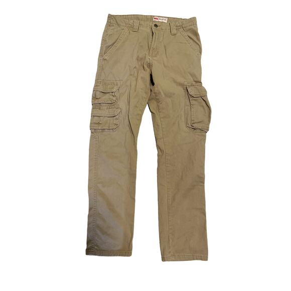 Mens Wrangler Performance Khaki Stretch Hiking Pants NW788FR Beige  29x30 - Picture 1 of 4